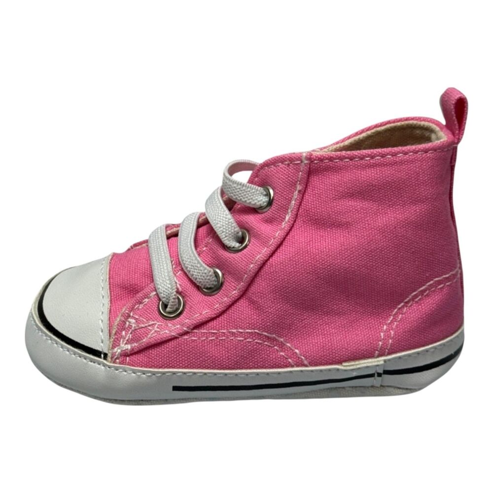 Airwalk Legacee Hi Top Sneakers Toddler Girls Size 4W Wide Pink White Shoes